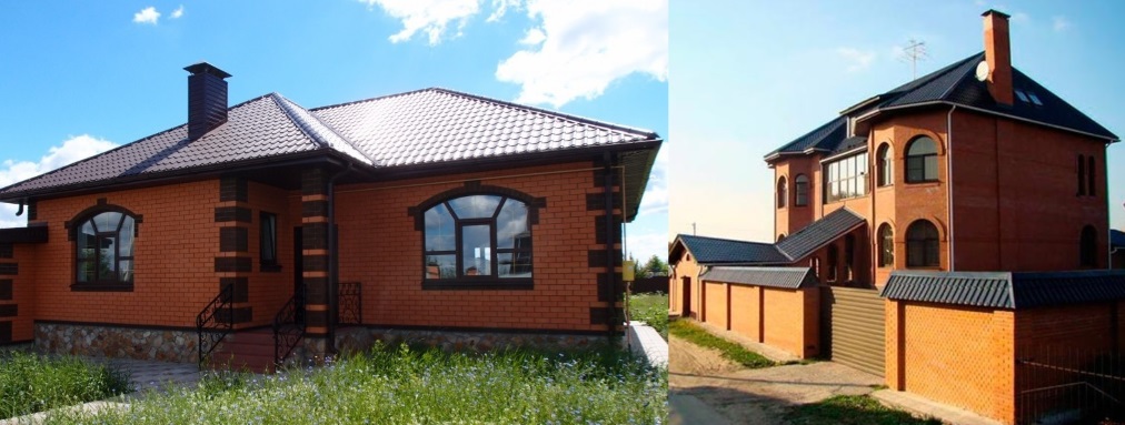 строительство домов из кирпича под ключ в Калужской области с поставкой материалов и вывозом строительного мусора